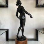 Professor Karl Tuch Sculpture, Bronze Nude Woman, signed Tuch ……. - 3
