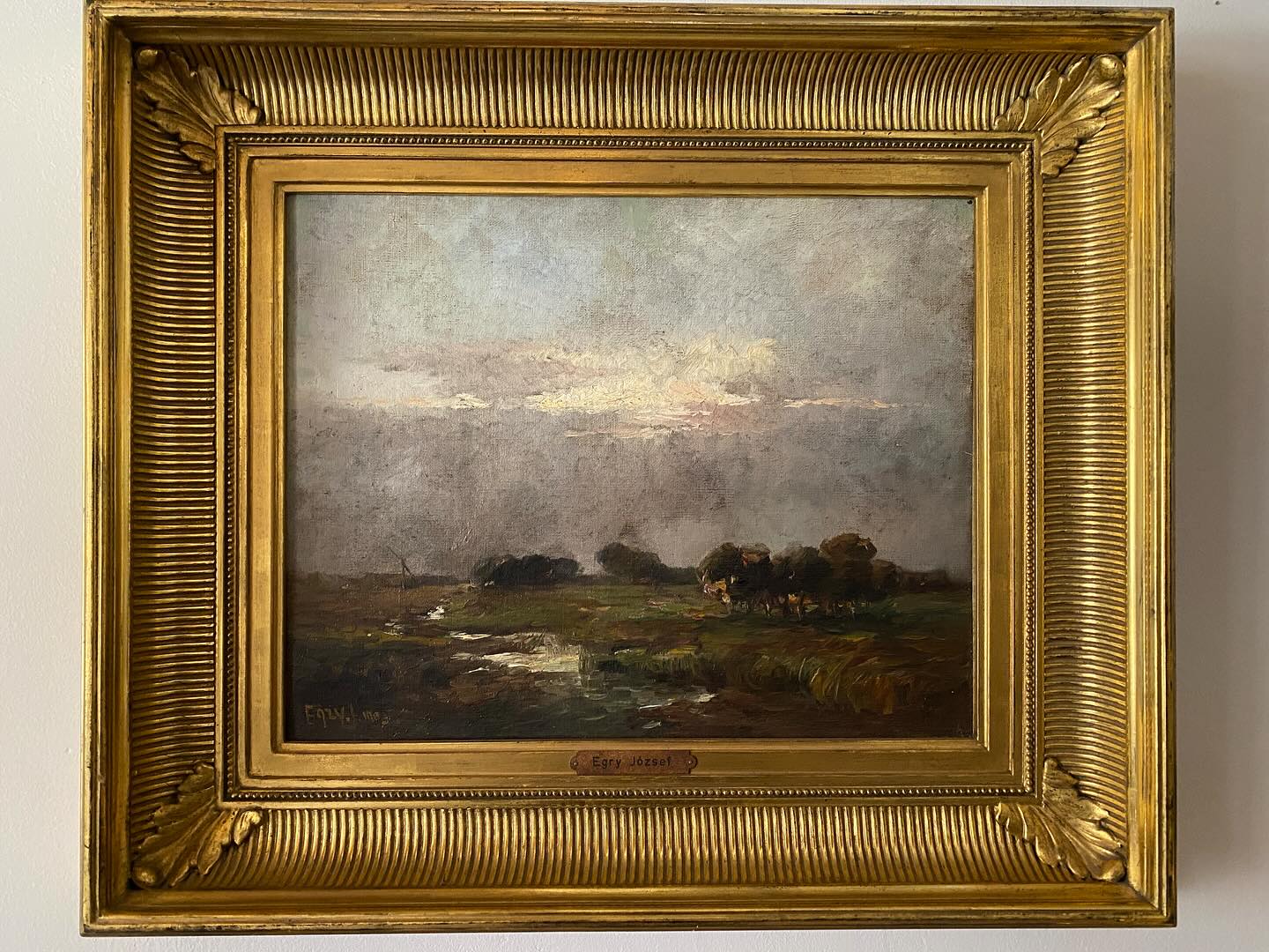 Egry József Borús pusztai táj  1903…….