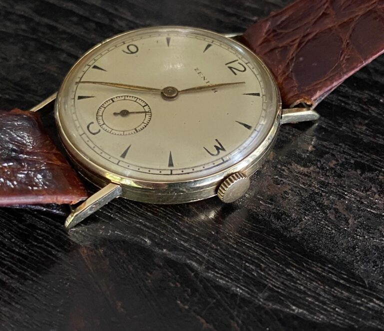 14k Gold Zenith Watch from 1930s…….