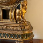 A large carved gilded empire clock from the 1800s-1810s…….. - 6