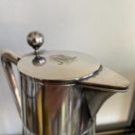 Art Nouveau Silver Head Glass Carafe…….. - 4