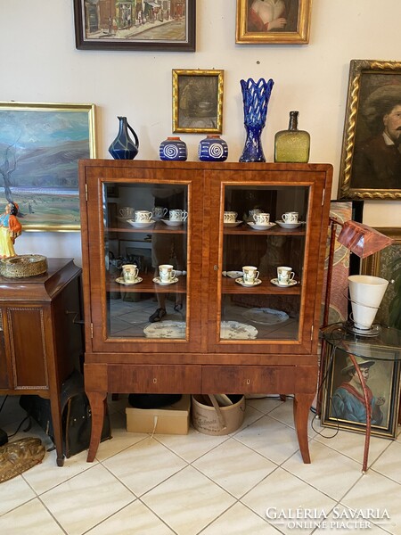 Francia Artdeco Tálaló Vitrin