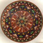A Large 19th Century Wilhelm Schiller Wall Plate Egyptolical Decor…… - 2