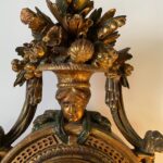 A large carved gilded empire clock from the 1800s-1810s…….. - 5