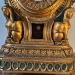 A large carved gilded empire clock from the 1800s-1810s…….. - 4