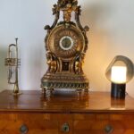 A large carved gilded empire clock from the 1800s-1810s…….. - 2