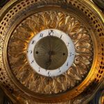 A large carved gilded empire clock from the 1800s-1810s…….. - 7