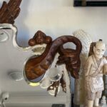 Victorian Mirror with Carved Dragon 19.th Century……. - 7