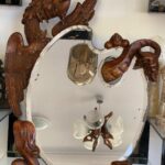Victorian Mirror with Carved Dragon 19.th Century……. - 3