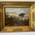 A small Italian landscape; an Austrian work from around 1800.…….29x35cm - 2