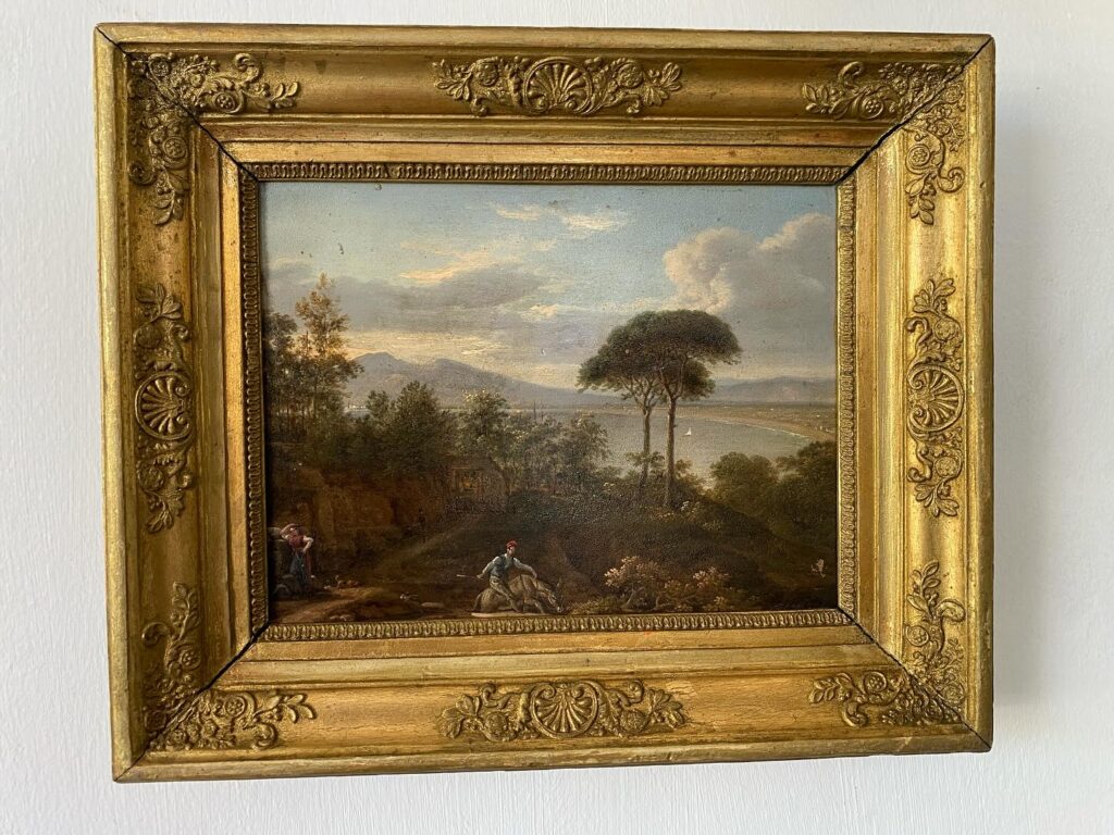 A small Italian landscape; an Austrian work from around 1800.…….29x35cm - 1