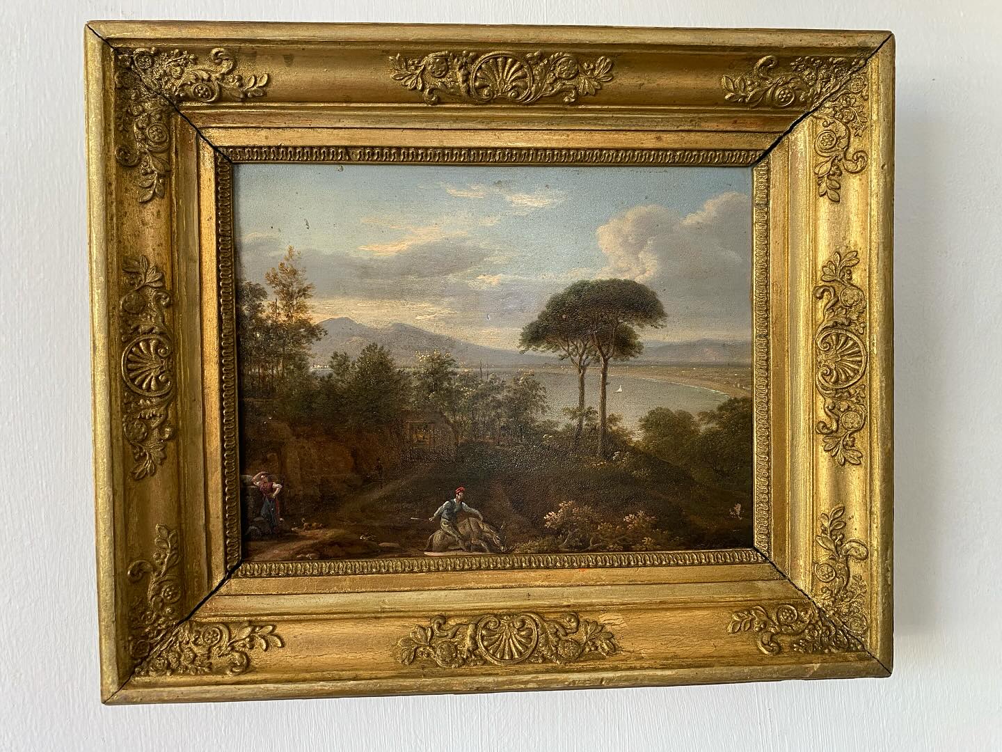 A small Italian landscape; an Austrian work from around 1800.…….29x35cm