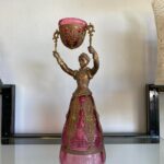 German Gilt Metal  Glass Figural Wedding Cup…….. - 2