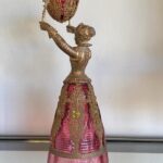 German Gilt Metal  Glass Figural Wedding Cup…….. - 7