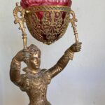 German Gilt Metal  Glass Figural Wedding Cup…….. - 4
