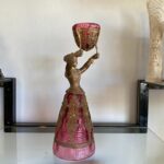 German Gilt Metal  Glass Figural Wedding Cup…….. - 3