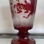 Nagyméretű Biedermeier Vadász pohár, kehely - 3