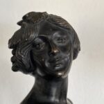 Antik Jelzett Bécsi Bronz Szobor Karl Tuch - 6